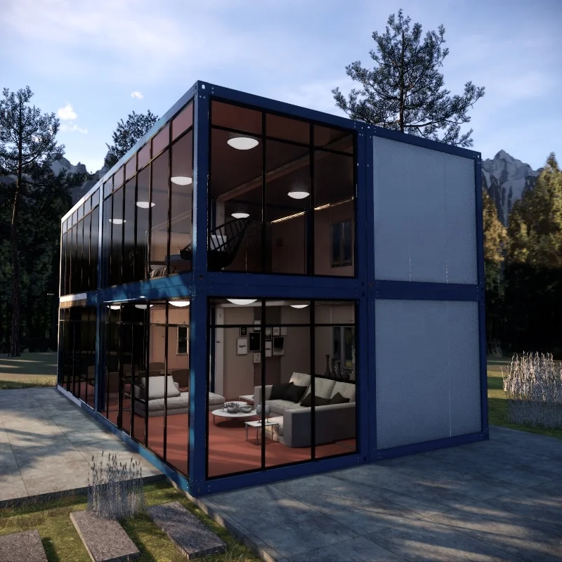 Low cost well mobil house firm customized modular mobil home container prefab house for sale
