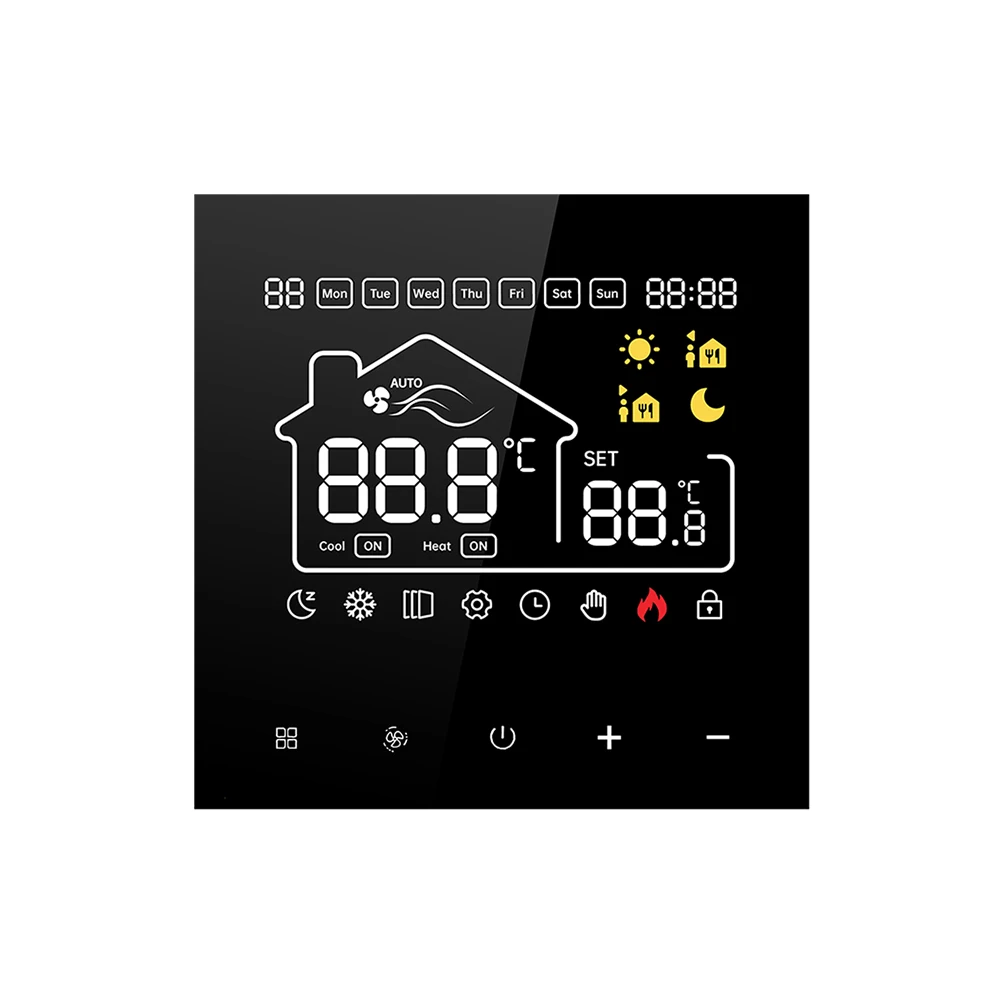 FCU термостат RS485 Modbus программируемый умный управления PICV Hotowell FC09