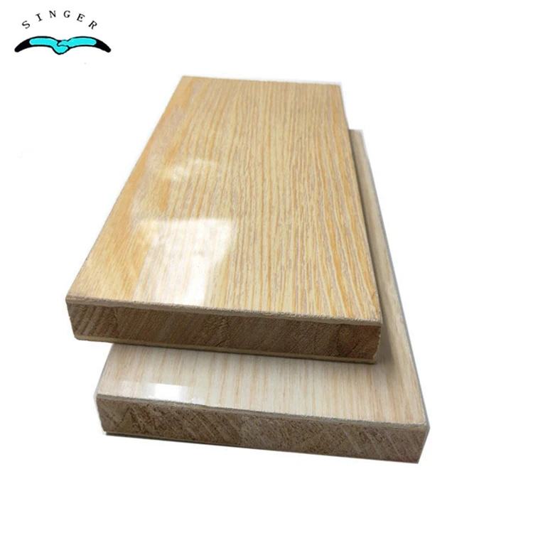 12/15/18/25/40mm thickness melamine faced block board manufacture