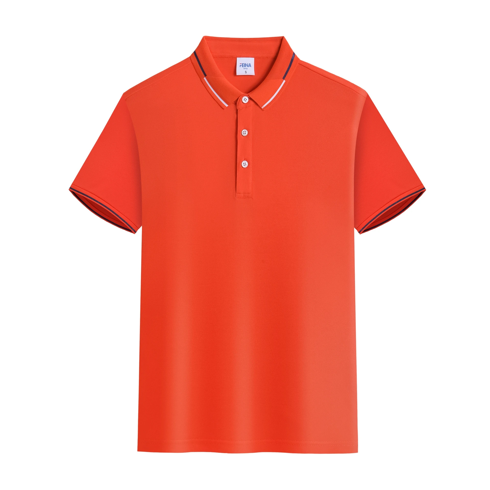 High quality cotton polo printed logo men t shirts blank short sleeve Commemorative polo shirt High quality polo cotton t-shirt