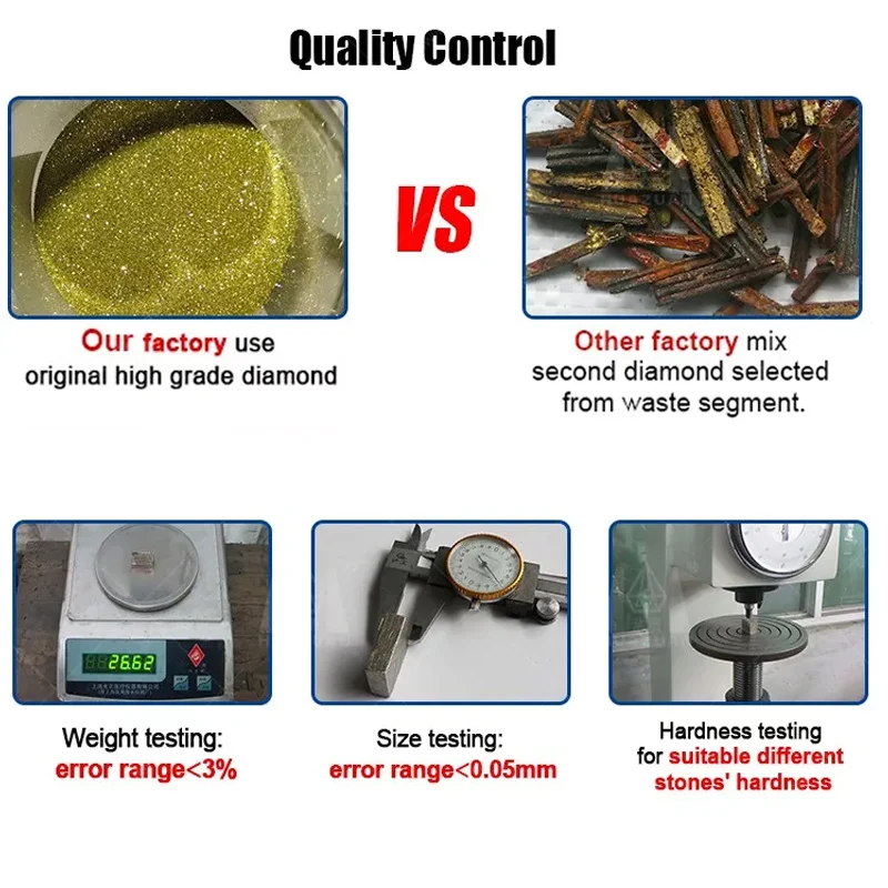 Wet Cutting Diamond Core Drill Bit Segment For Concrete