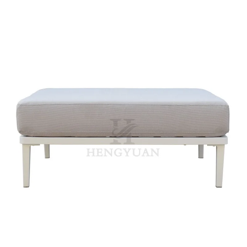 High Quality Bench Outdoor Furniture Upholstered Fabric Ottoman Stool