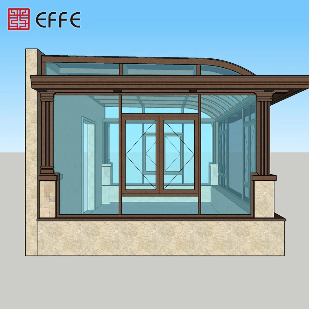 
aluminum frame outdoor glass house veranda sunroom green sunshine house aluminum structure solarium commercial sun room 
