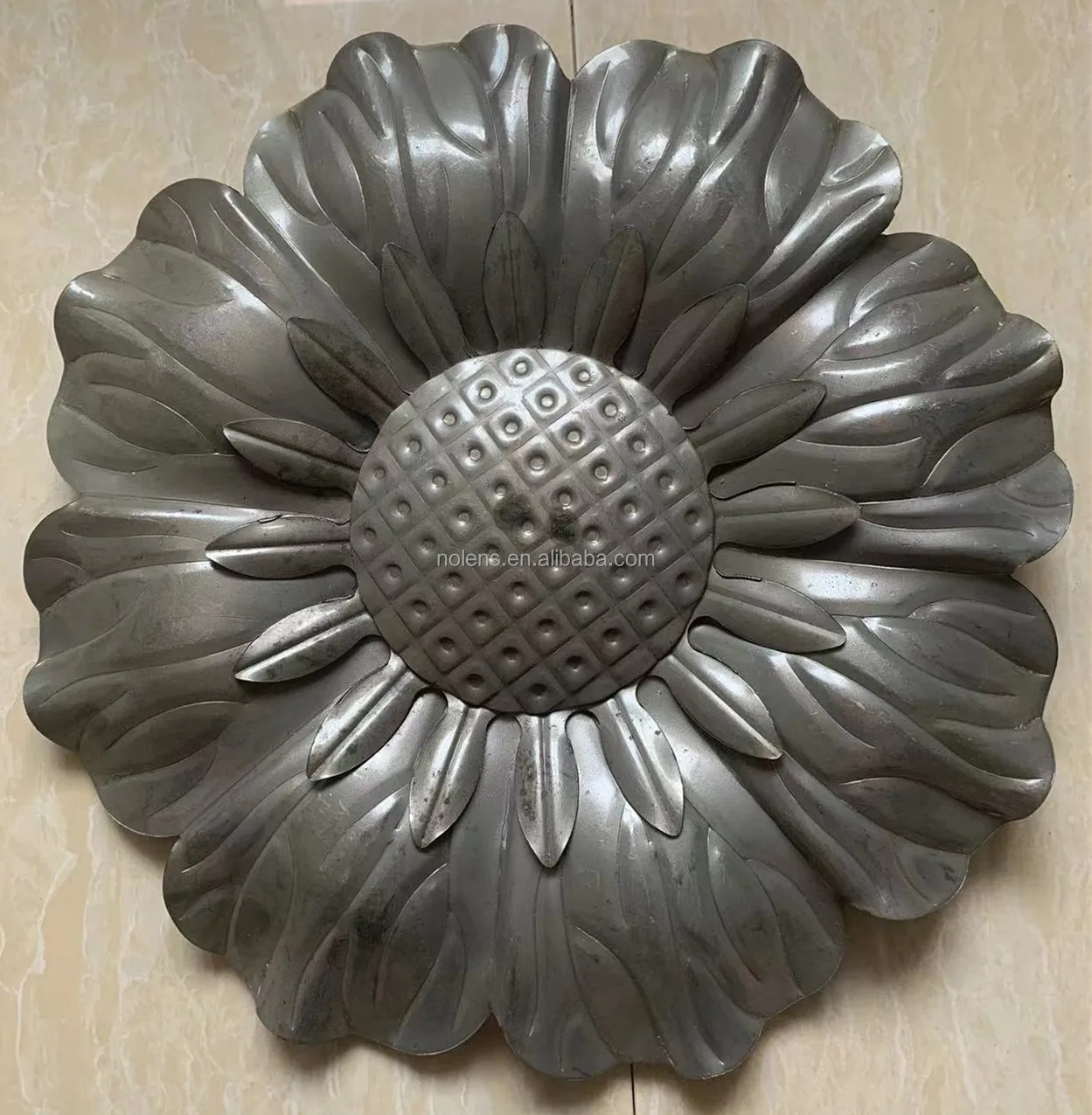 Stamped iron components  wrought iron ornaments stamped sheet rosette