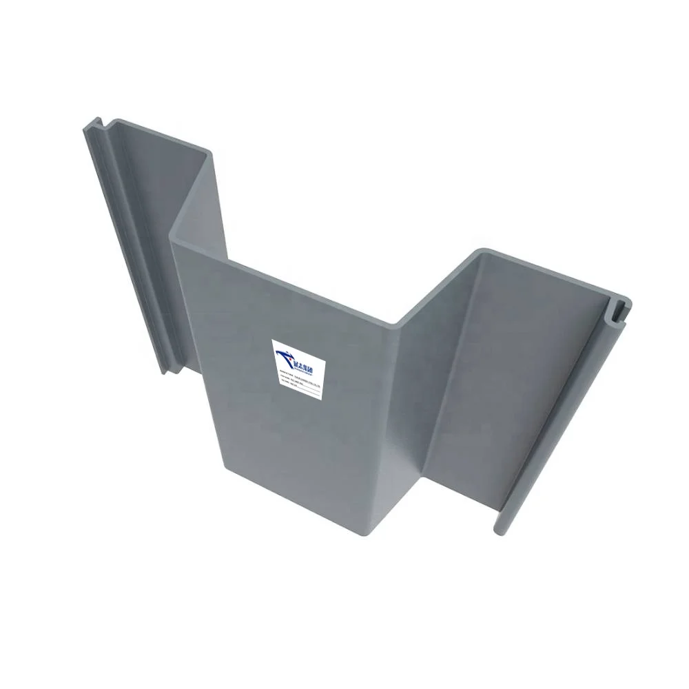 Chinese supplier of 606mm * 230mm sp 600 size plastic sheet pile u type pvc vinyl sheet piling for river protection