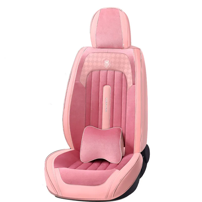 High quality PU PVC car seat cover universal luxury seamless car seat covers