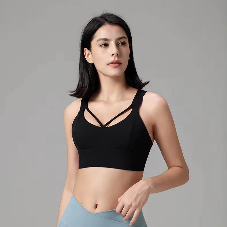 Custom Women Sports Bra Training Top Yoga Gym Fitness Clothing Sportswear Workout Sexy Bra