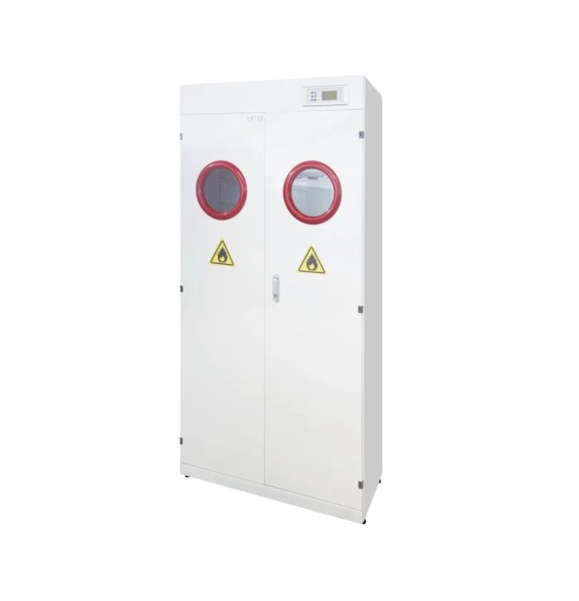 Laboratory furniture gas cylinder cabinet air vent