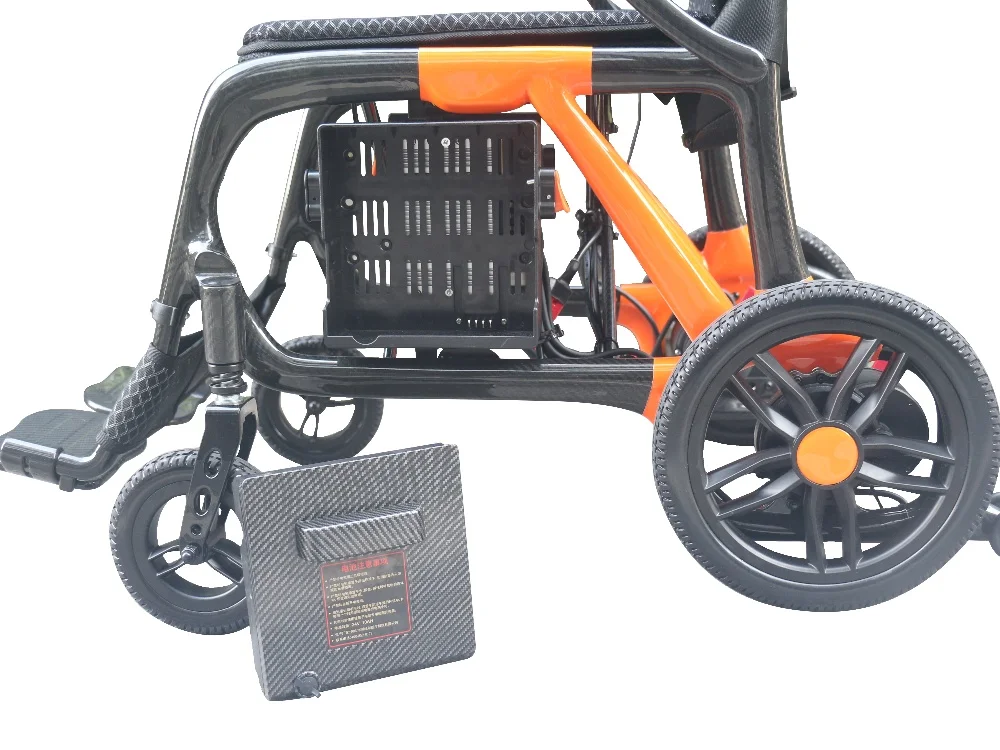 Smart Operation for Easy Mobility Electric Real Carbon Fibre Wheelchair with Screen Remote Control