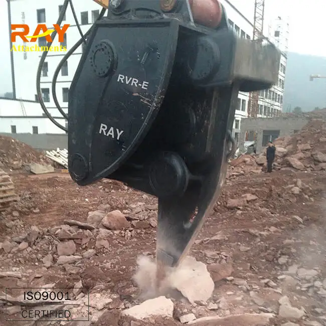RAY ATTACHMENTS  Hydraulic Vibrating Xcentric Rock Ripper For Excavator