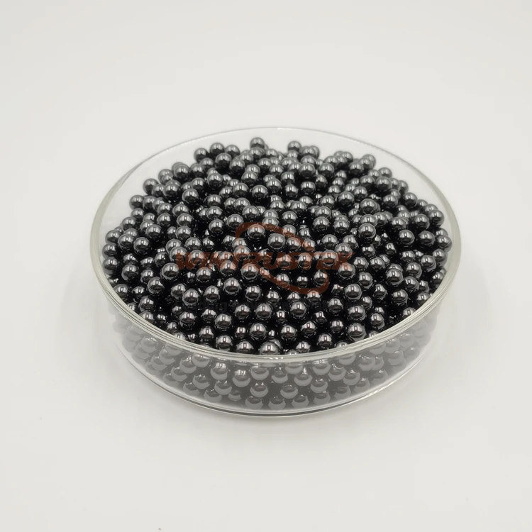 Customized Fine Polished G5 Silicon Nitride Si3N4 Ceramic Ball Black Ceramic Grinding Ball