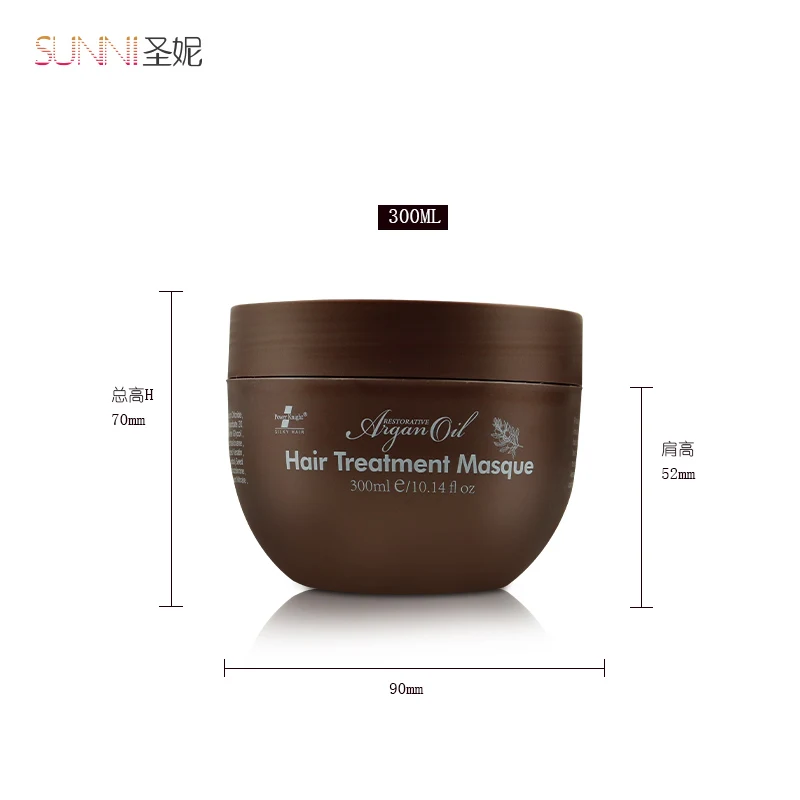 pet 300ml amber hair oil bottles 200ml jars for beauty hair cream products