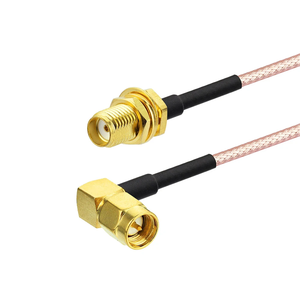 Elbow Right Angle SMA Male to SMA Female Straight RG316 Cable