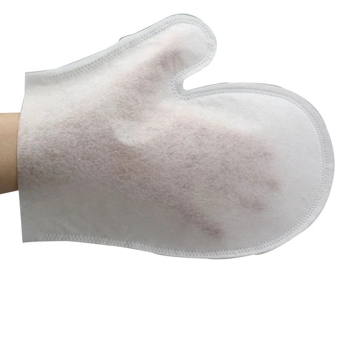 OEM Manufacturer customization Spunlace Cotton Disposable Nonwoven glove Household Dustproof mitten Cleaning gauntlet