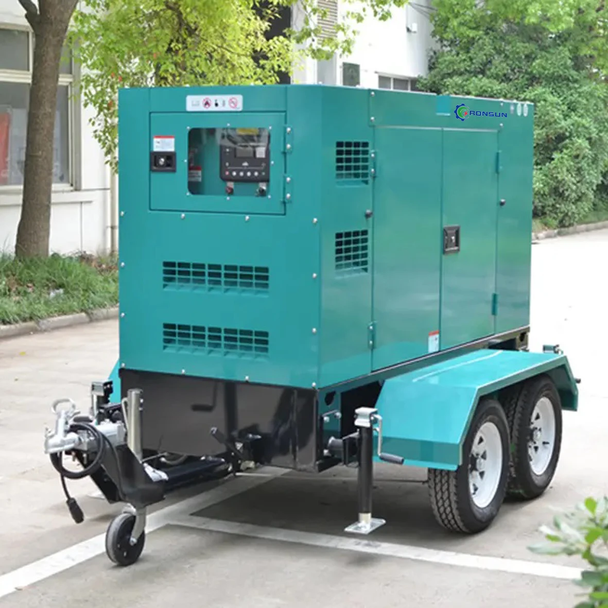 125kva portable diesel generator trailer 100kw 220v 380v single phase 3 phase china generator supplier factory OEM