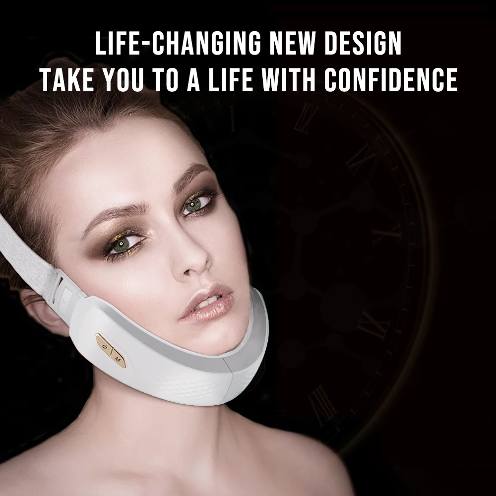 
2021 Amazon Best Selling Beauty Product Wireless Charging Electric V-Line Lifting Belt 