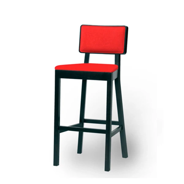 Custom Made Bar Furniture Red Fabric Stool Cafe Restaurant Bar Chair BC-013
