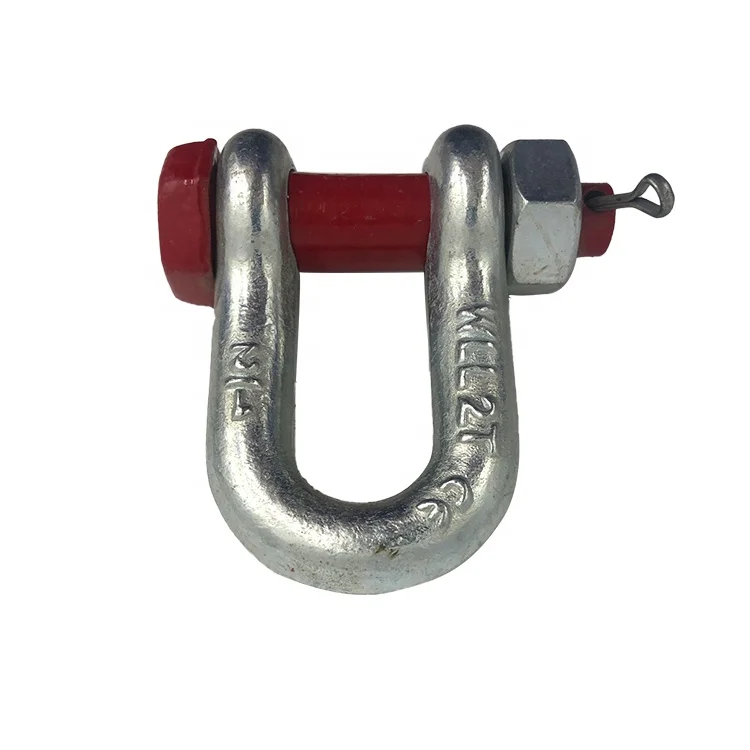 High Tensile Steel Shackle Rigging Roller D Shackle