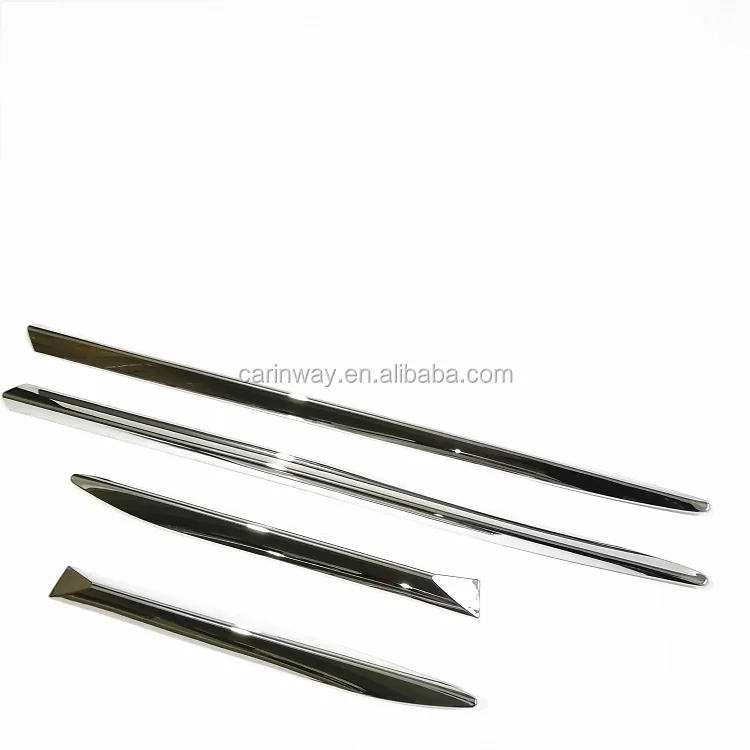 Professional car accessories chrome car door trim side decorative strip door molding for Lexus LX570 2008-2020