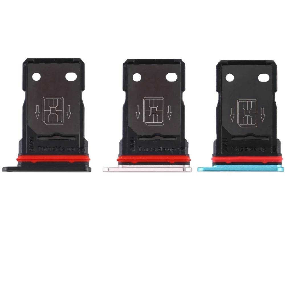 Считыватель лотков для Sim-карт OEM для Oneplus 8, лоток для карт Micro SD, держатель гнезда, разъем для замены, черный, розовый, зеленый