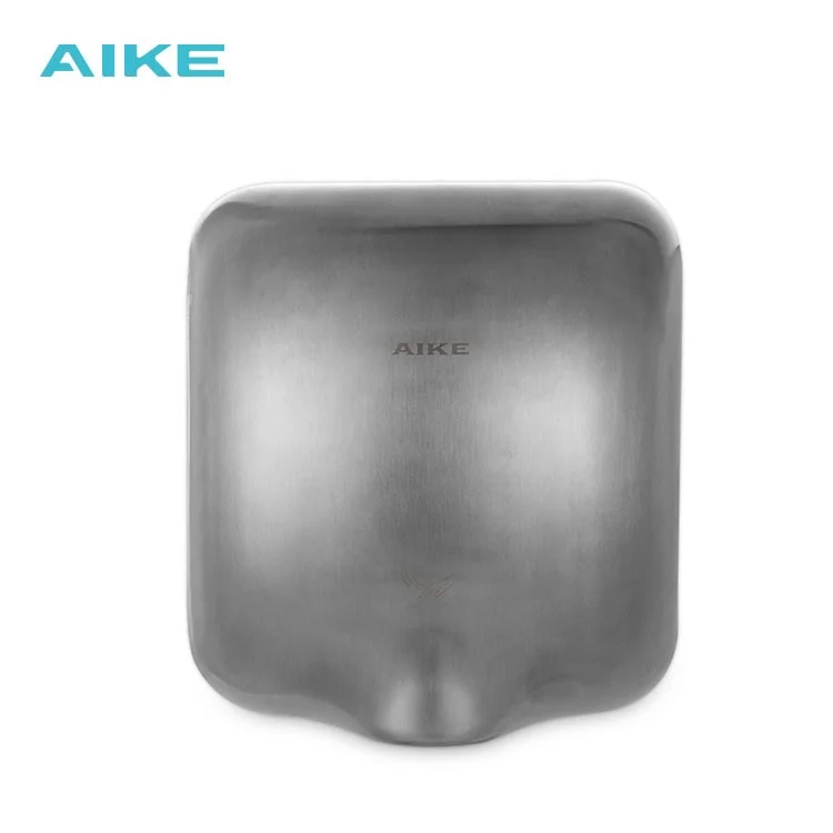 AIKE AK2801 New Desgin Commercial 1400W Portable Powerful Stainless Steel Hand dryer Infrared Sensor Electric for