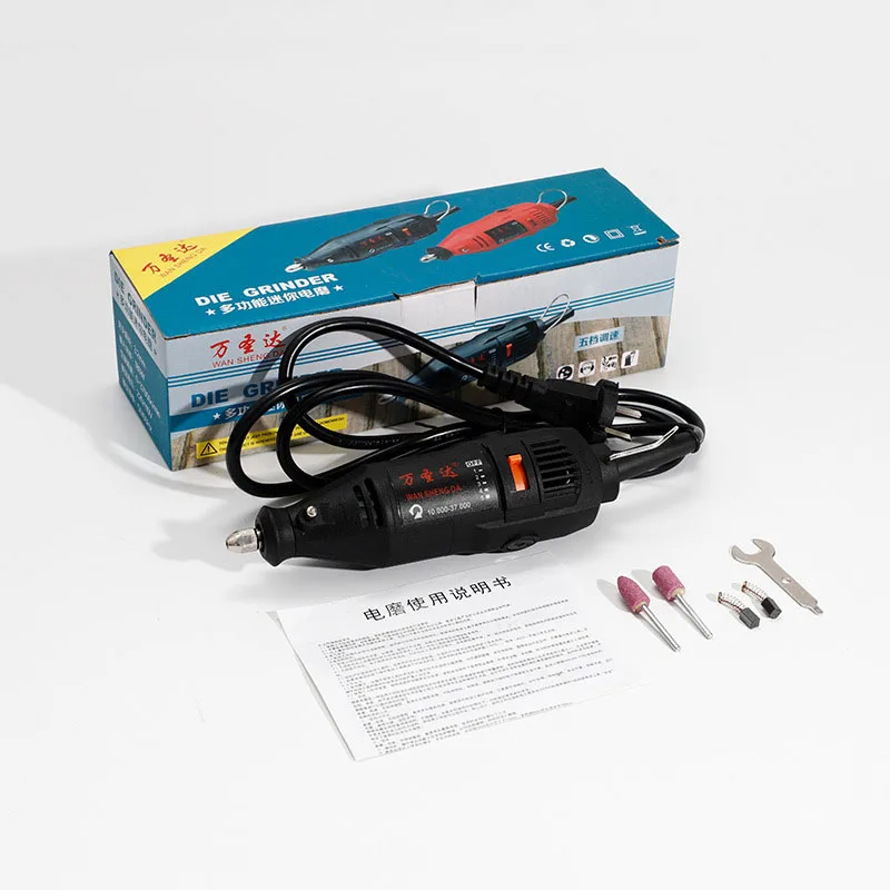 0.5-3.2mm Mini Drill Micro Jade Engraving Polisher Electric Die Grinder Kits Home DIY Wood Cutting&Grinding Rotary Tool Sets