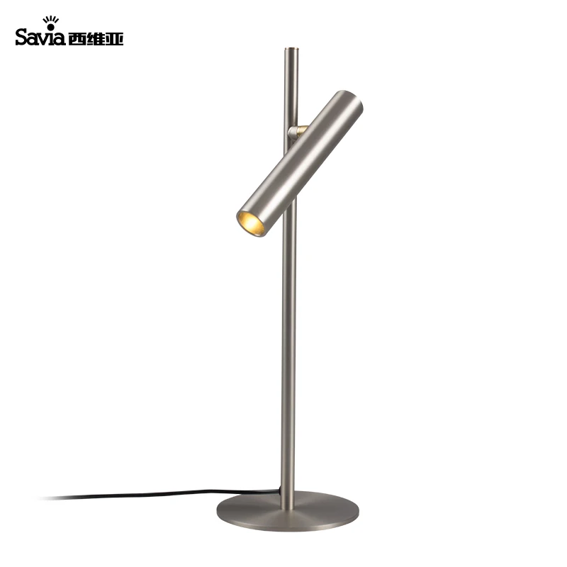 Savia Aluminum Iron LED Desk Reading Light Table Lamp Modern Standing Adjustable Dimmable For Home