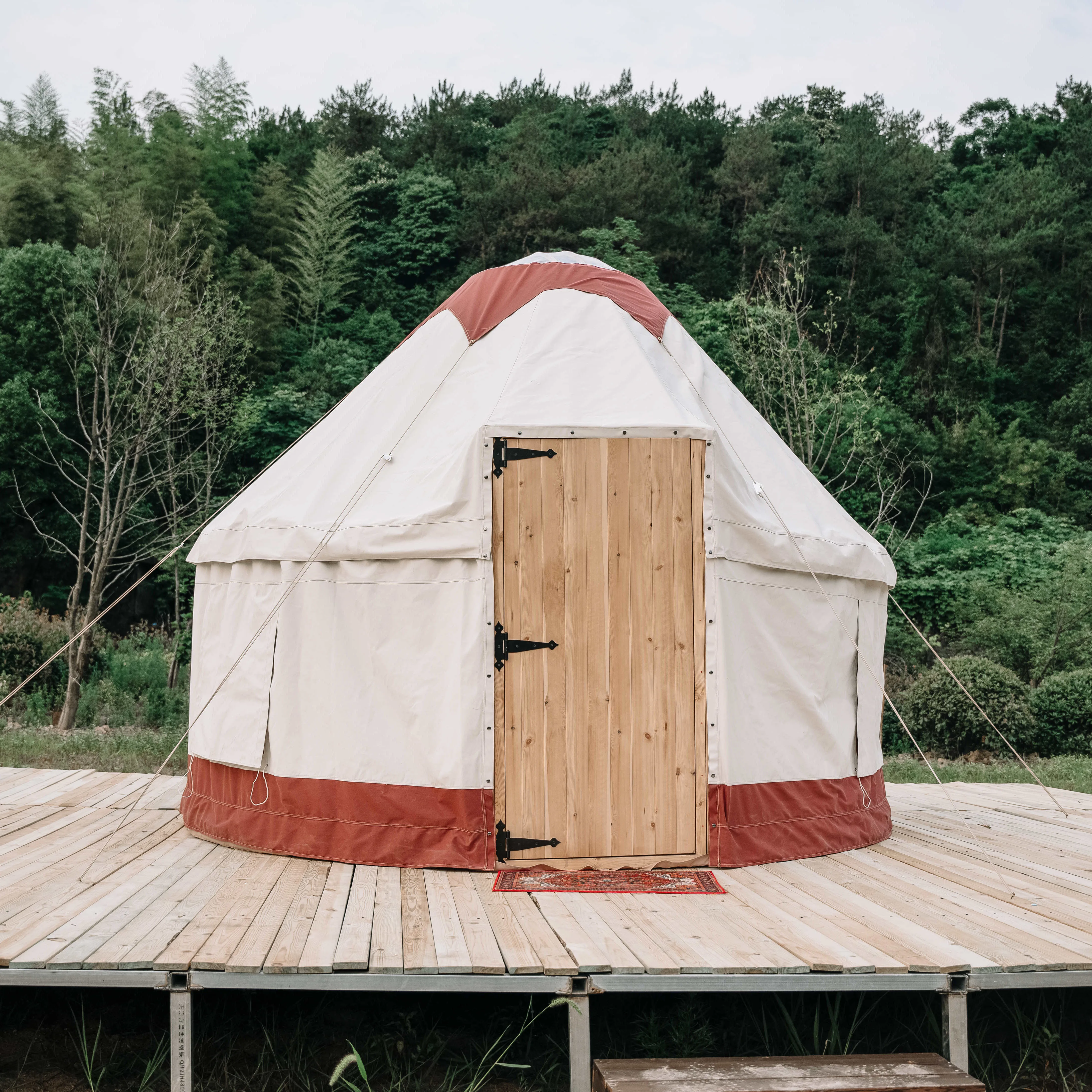 12ft 4 season yurt home luxury mongolian glamping canvas yurt tent outdoor camping bell tents