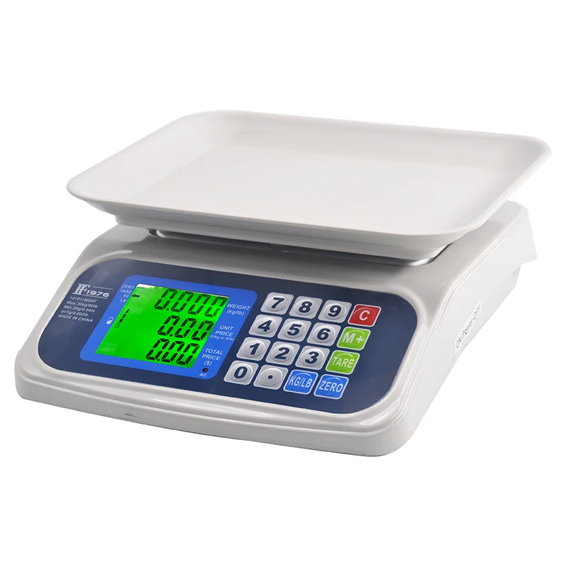 FF1976-4054F large LCD flat screen electronic price computing scale Compact pricing balance