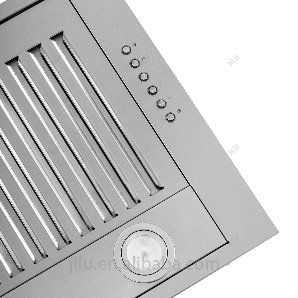 Factory direct selling 60 inch embedded stainless steel range hood kitchen commercial
