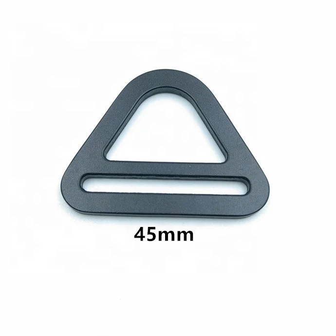 32mm 38mm 45mm aluminum metal triangle ring buckle for Dog collar or bag