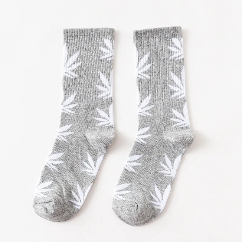 
Wholesale Quality Cotton One Size Fits All Couple Huff Weed Socks 