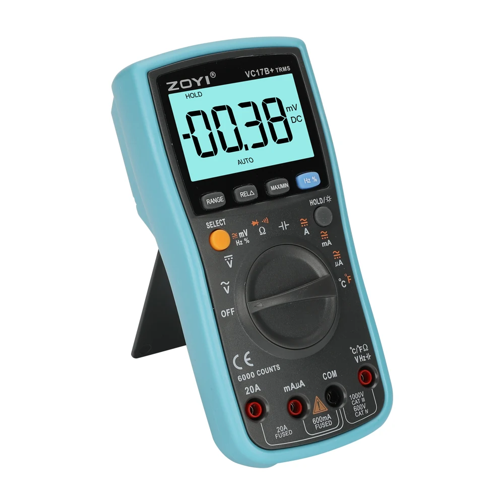 VC17B+ Digital Multimeter 6000 Counts Multimetro Multitester Digital Profesional Transistor Capacitor Tester
