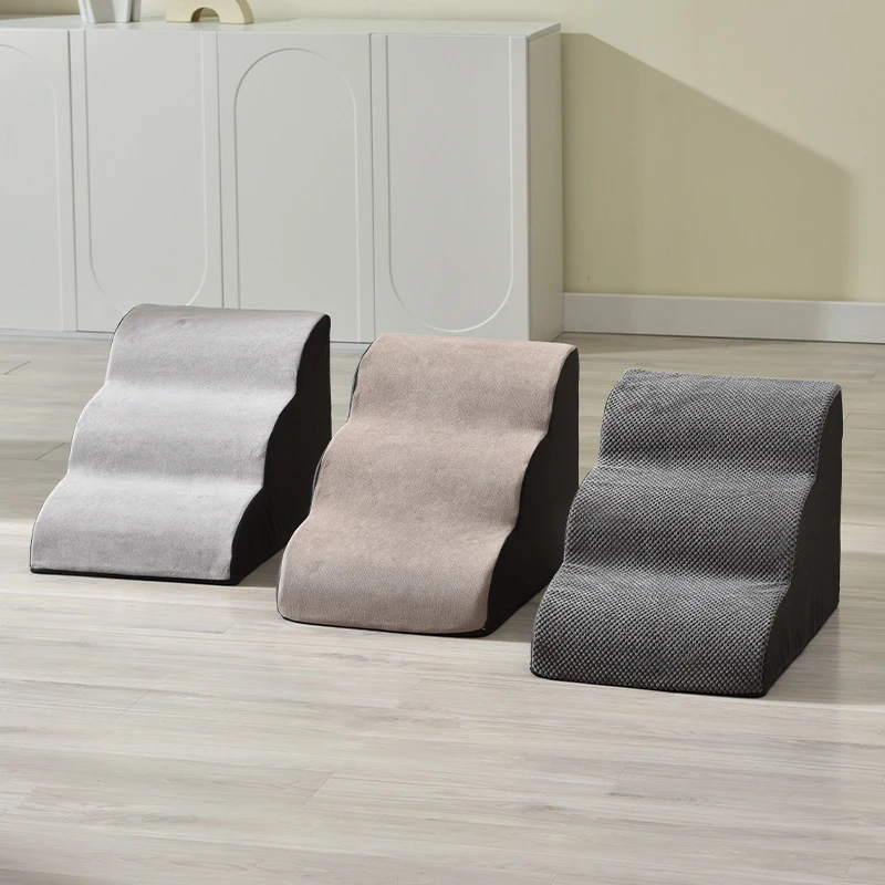 Custom 3 Steps Pet Stairs High Density 30D Foam Removeable Pet Steps Stairs for Dogs and Cats Pet Stairs