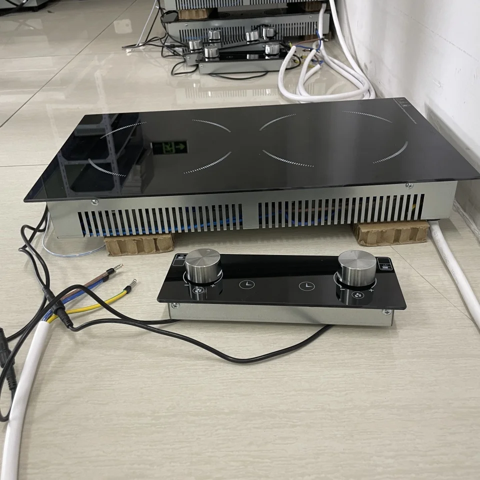 New style 2 burner induction cooker knob switch