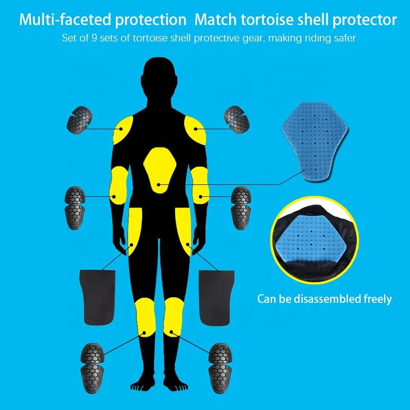 100% Waterproof Motorcycle Clothing Biker Textile Touring Jacket with CE Approved Custom Protectors Motorcycle Safety Gear Armor