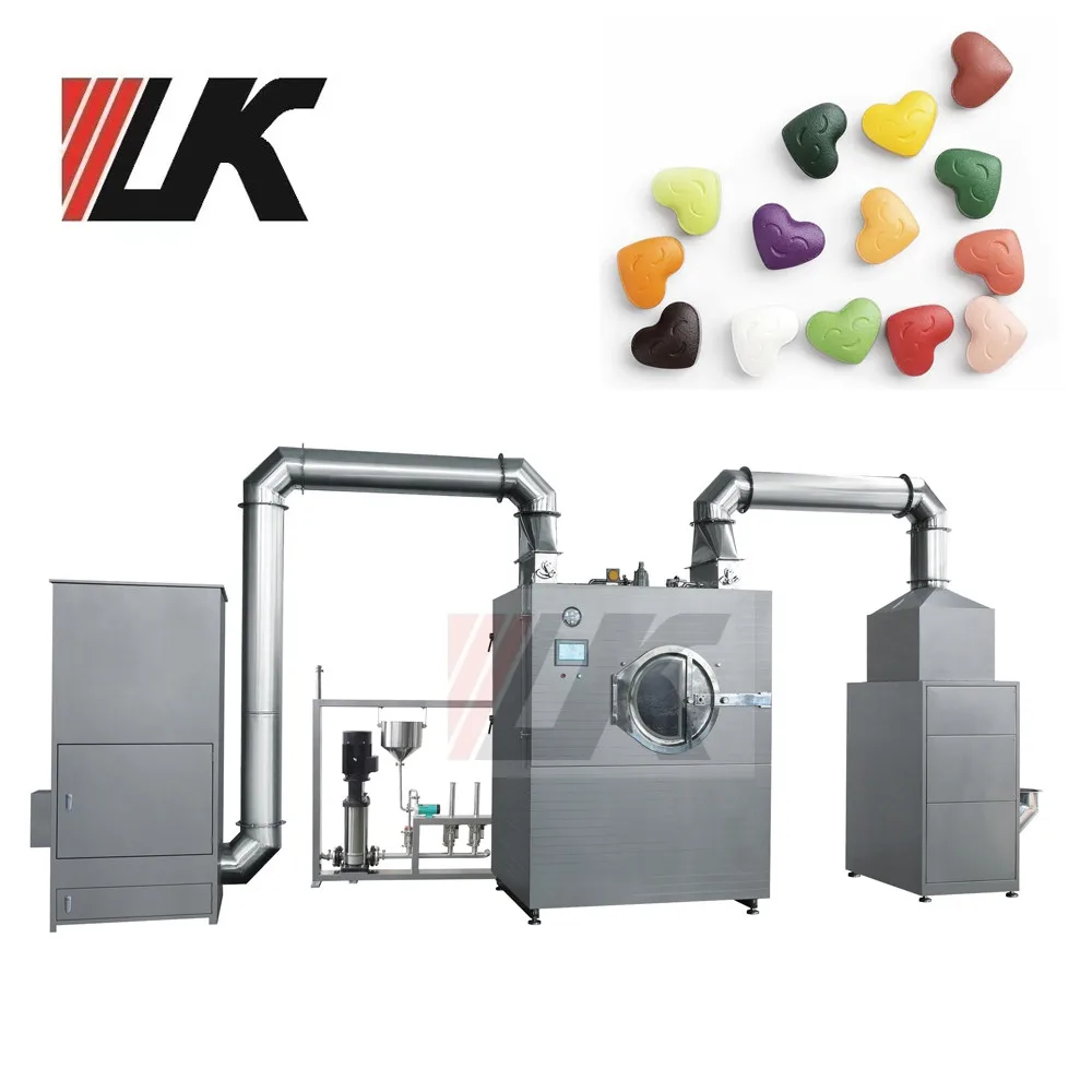 
BG-150D High Efficiency Pharmacy Automatic Tablet Coating Machine Pill Coater Machine 