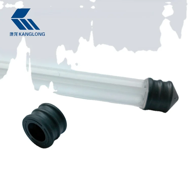 Medical disposable rubber stopper for prefilled syringes