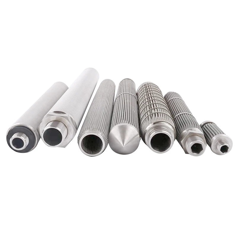 Factory custom stainless steel hydraulic filter element sintered mesh filter element