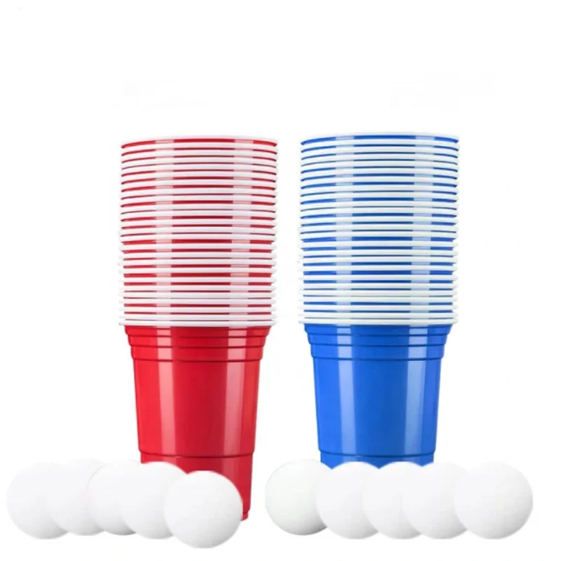 Disposable Shot Glasses Red Plastic Shot Cups Party Cups for Jello Shots, Jager Bomb, Beer Pong