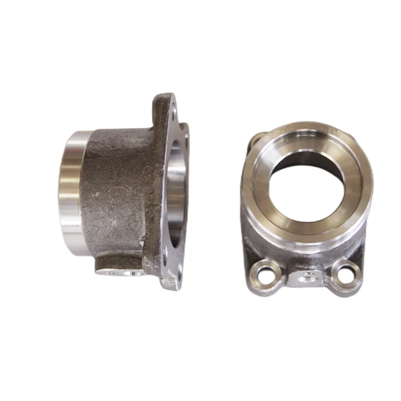 stainless steel round handrail tube flange base