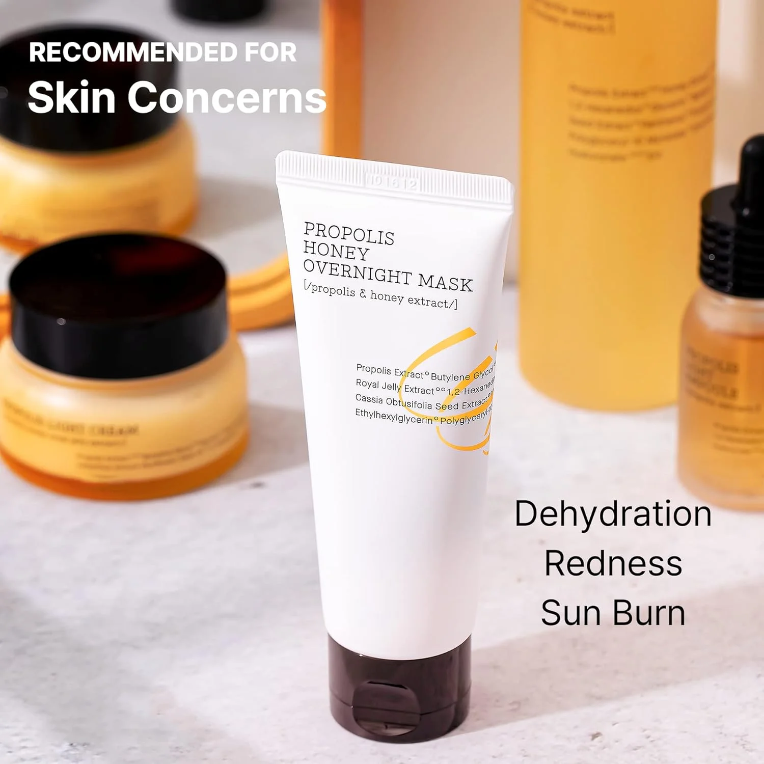 Korean Skin Care Full-effect Propolis Honey Sleeping Mask Moisturizing Softening Face Care Beauty Products Facial Mask