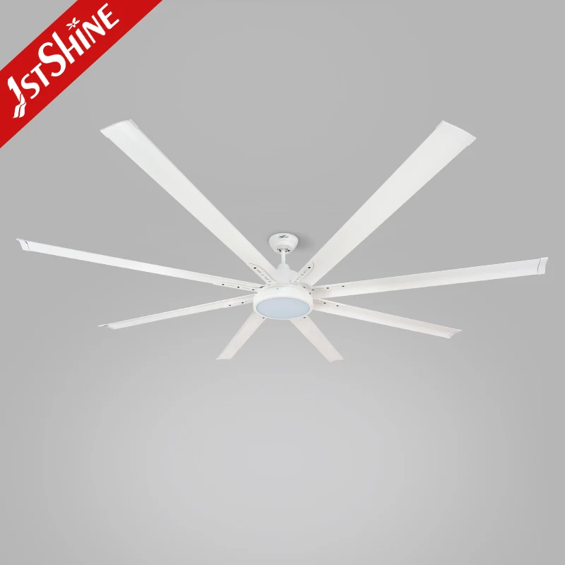 1stshine ceiling fan dc motor 84 inch 8 aluminum blades remote control ceiling fan with LED light