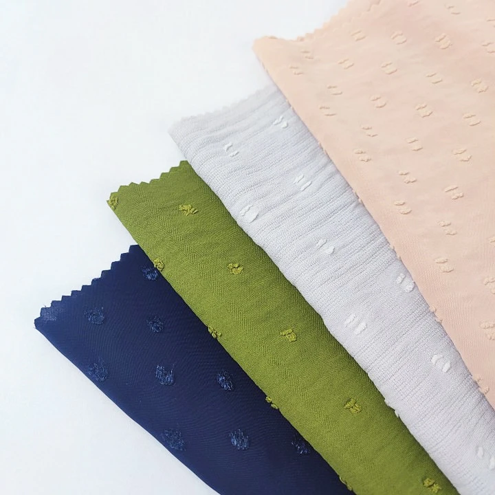 Multicolor Cey 4 Way Stretch cey airflow uragiri180D  Dyed Crepe Fabric