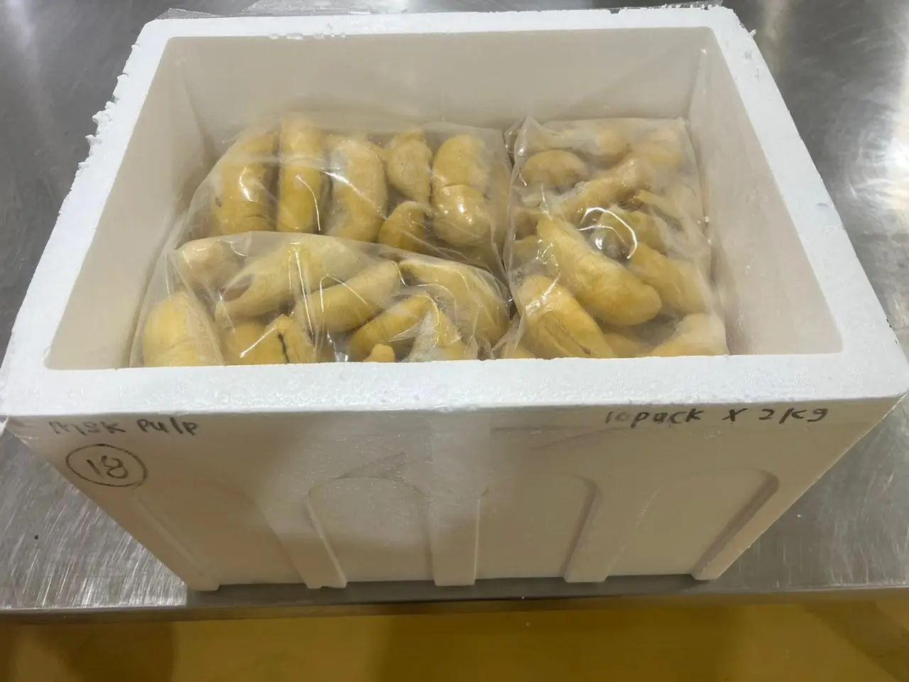 Король малайских фруктов мусанг Кинг дуриан замороженная мякоть в вакуумной упаковке поставщик Малайзии