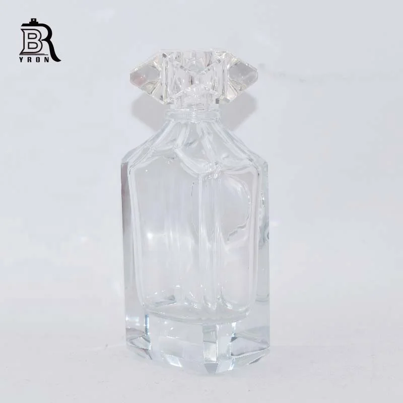 Byron Factory Price Custom Made 30ml 50ml 100ml Square Atomizer Spray Luxury Glass Perfume Bottle
