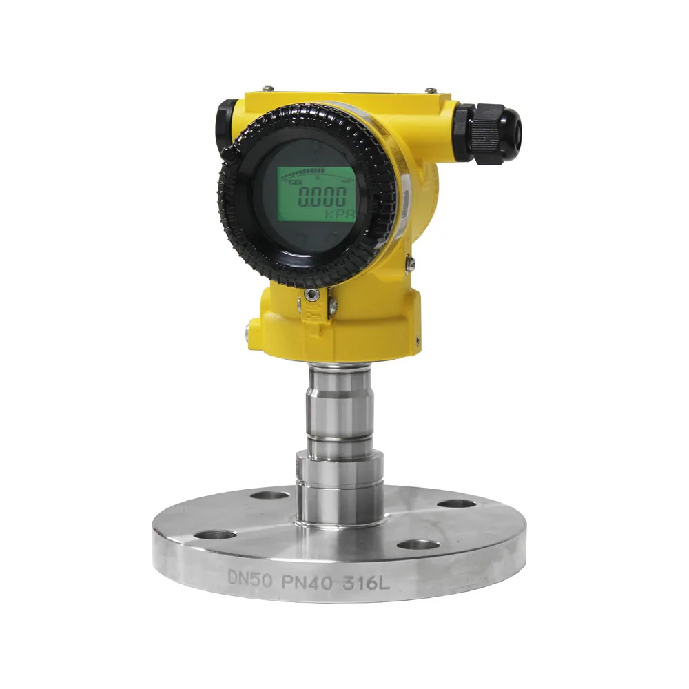 LCD display Direct mounted flange diaphragm seal pressure transmitter