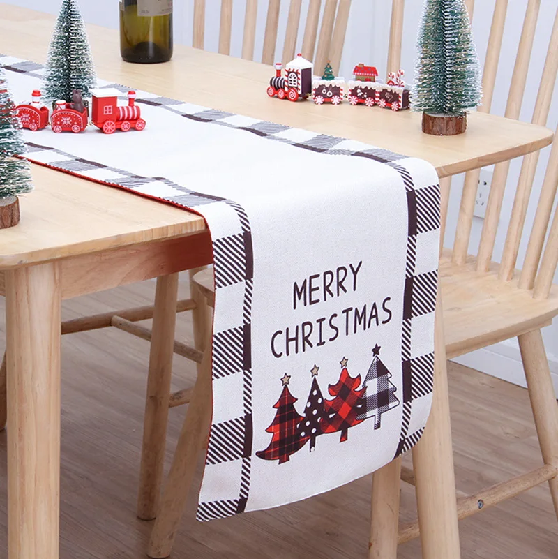 HB-256 Gnome Types Table Runner for Christmas Decoration Dinner Party Supplier Navidad