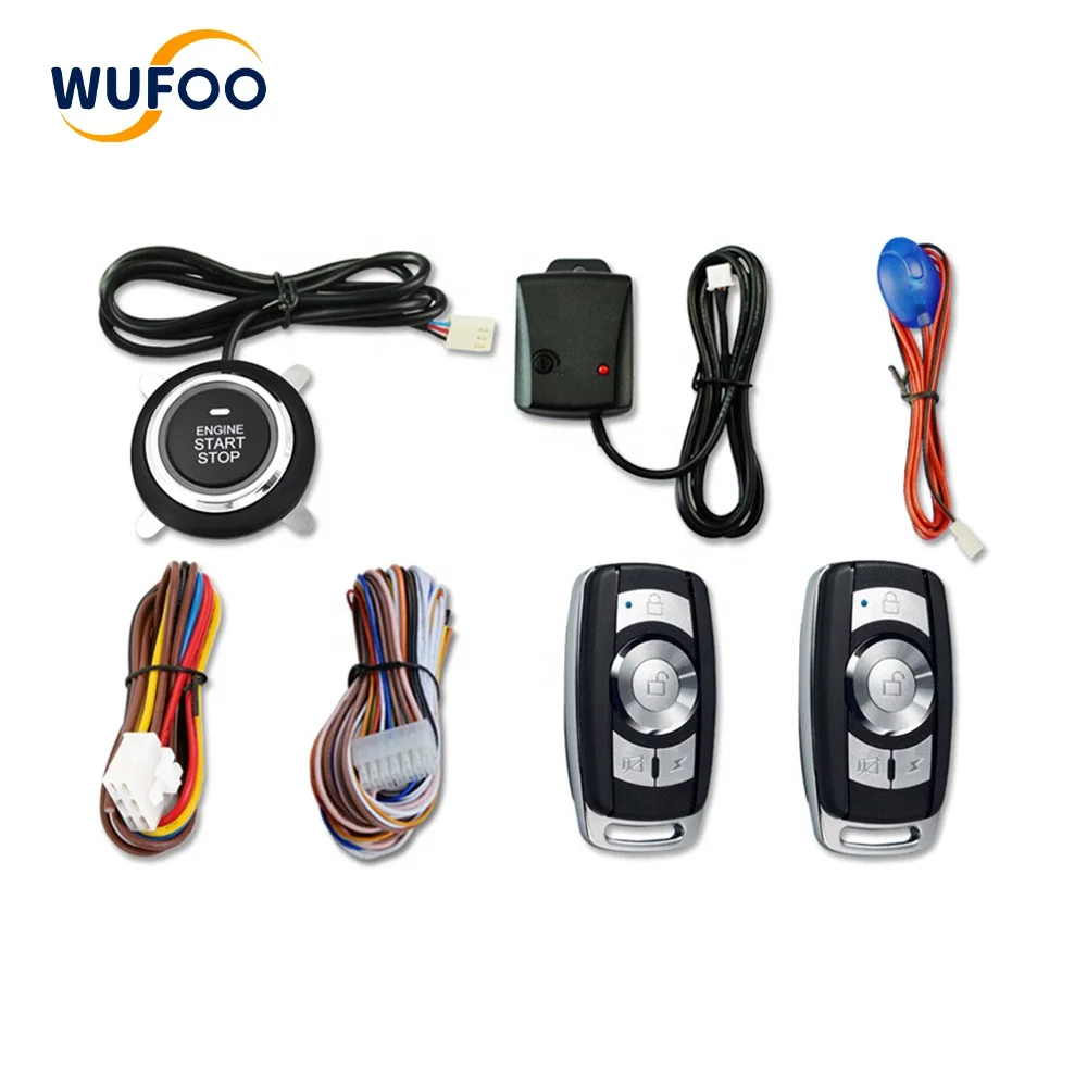 wufoo car key modified remote control remote start central control lock automatic remote power on tailgate smart start system
