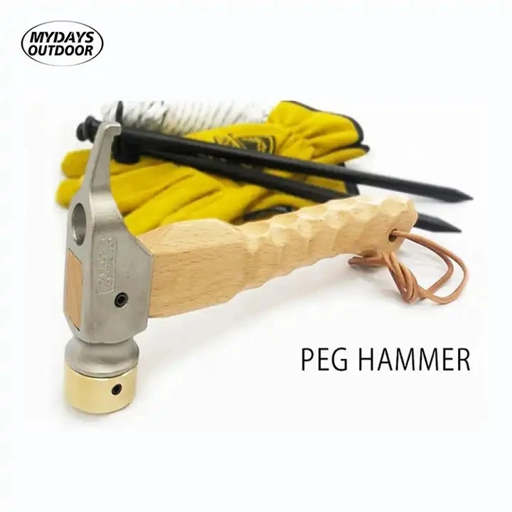 Mydays Tech Multifunctional Accessories Lightweight Portable Stainless Camping Hammer for Mountaineering Tent Hiking